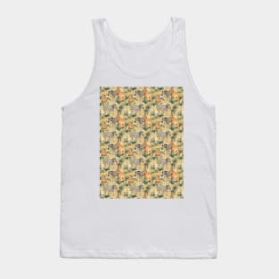 Giraffe and zebra in the jungle Tank Top